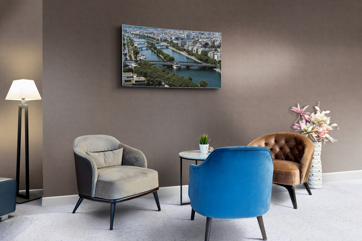 Vinílico de Parede / Linha Artwall / Coleção Toulouse / Residencial / Sala de estar e jantar / manta